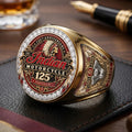Indian Motorcycle 125th Anniversary 3D Engraved Ring – TMTHU9271
