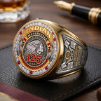 Indian Motorcycle 125th Anniversary 3D Engraved Ring – TMTHU9441