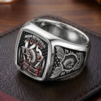 Indian Motorcycle 125th Anniversary 3D Engraved Ring – TMTHU9977