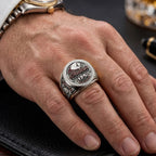 Indian Motorcycle 125th Anniversary 3D Engraved Ring – TMTHU9787