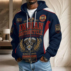 Indian Motorcycle 125th Anniversary 3D Unisex Waffle Hoodie – TMTHU8623
