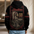 Indian Motorcycle 125th Anniversary 3D Unisex Waffle Hoodie – TMTHU9538
