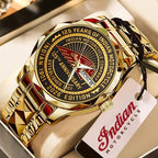 Indian Motorcycle 125th Anniversary Alloy Luxury Quartz Watch – TMTHU8646