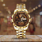 Indian Motorcycle 125th Anniversary Alloy Luxury Quartz Watch – TMTHU9979