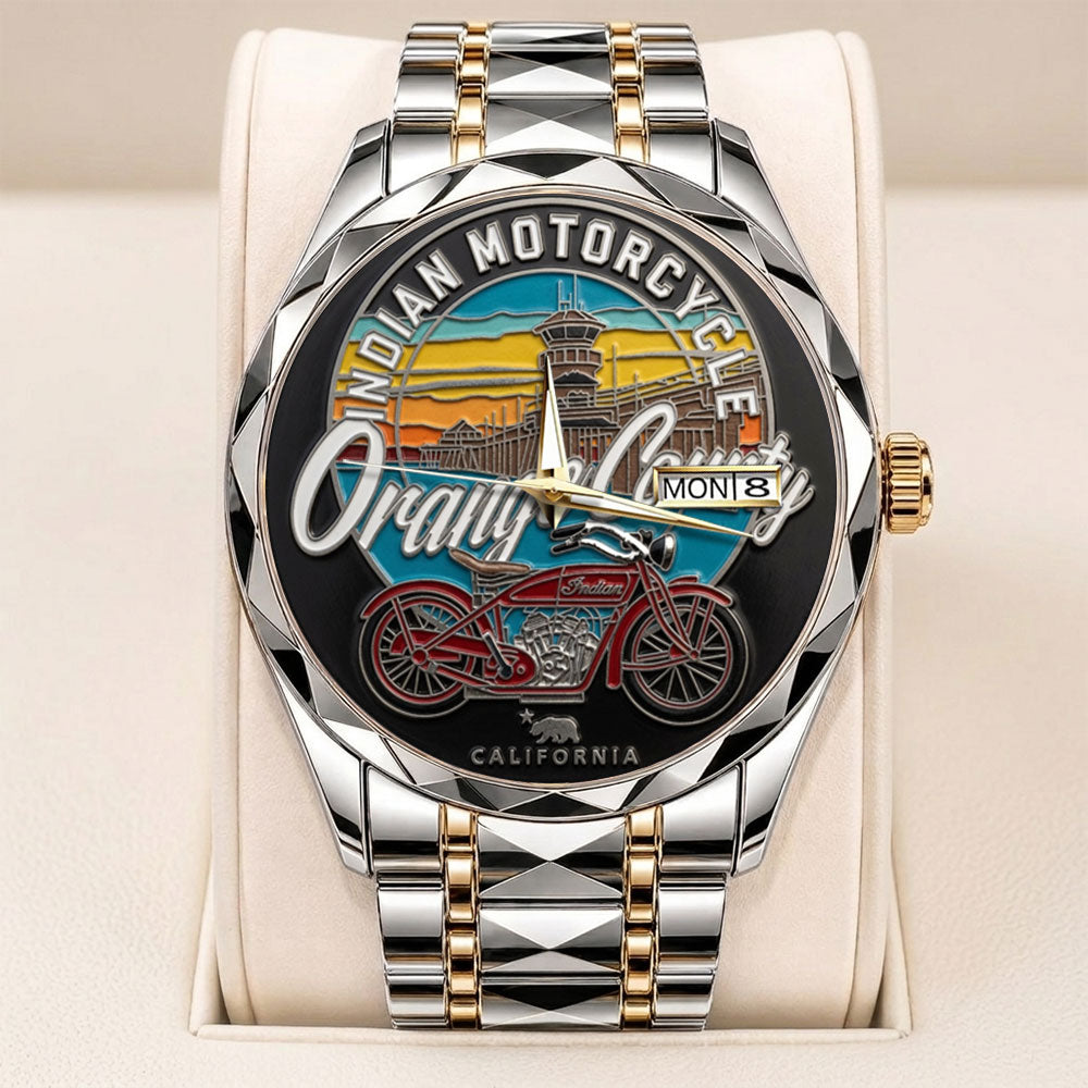 Indian Motorcycle 125th Anniversary Alloy Luxury Quartz Watch – TANTN24802