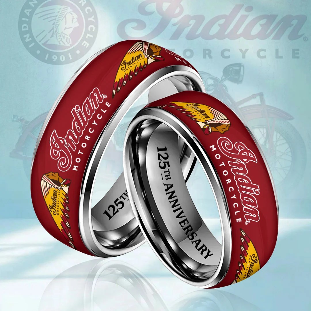 Indian Motorcycle 125th Anniversary Custom Alloy Ring – HOATT20646