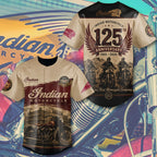 Indian Motorcycle 125th Anniversary Baseball Jersey – TMTHU8528