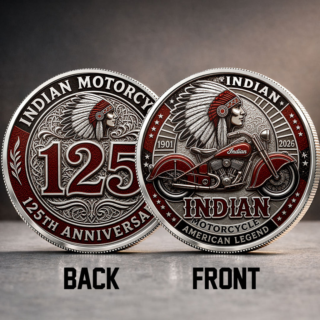Indian Motorcycle 125th Anniversary Commemorative Coin – TMTHU8616