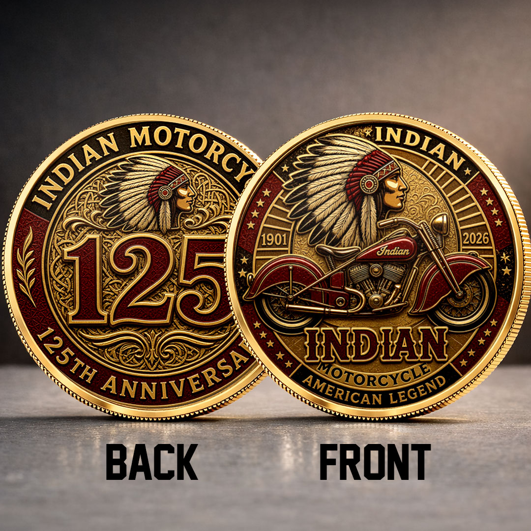 Indian Motorcycle 125th Anniversary Commemorative Coin – TMTHU8616