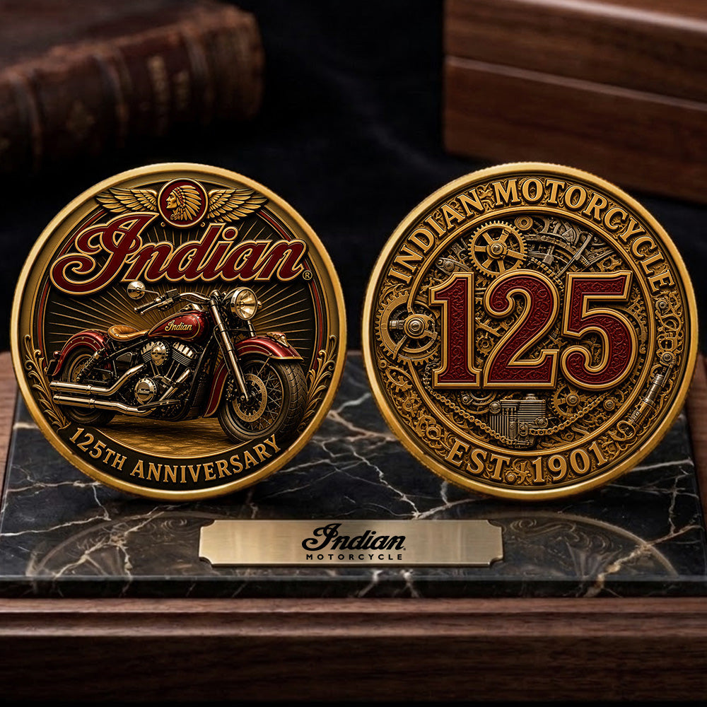 Indian Motorcycle 125th Anniversary Commemorative Coin – TMTHU8617