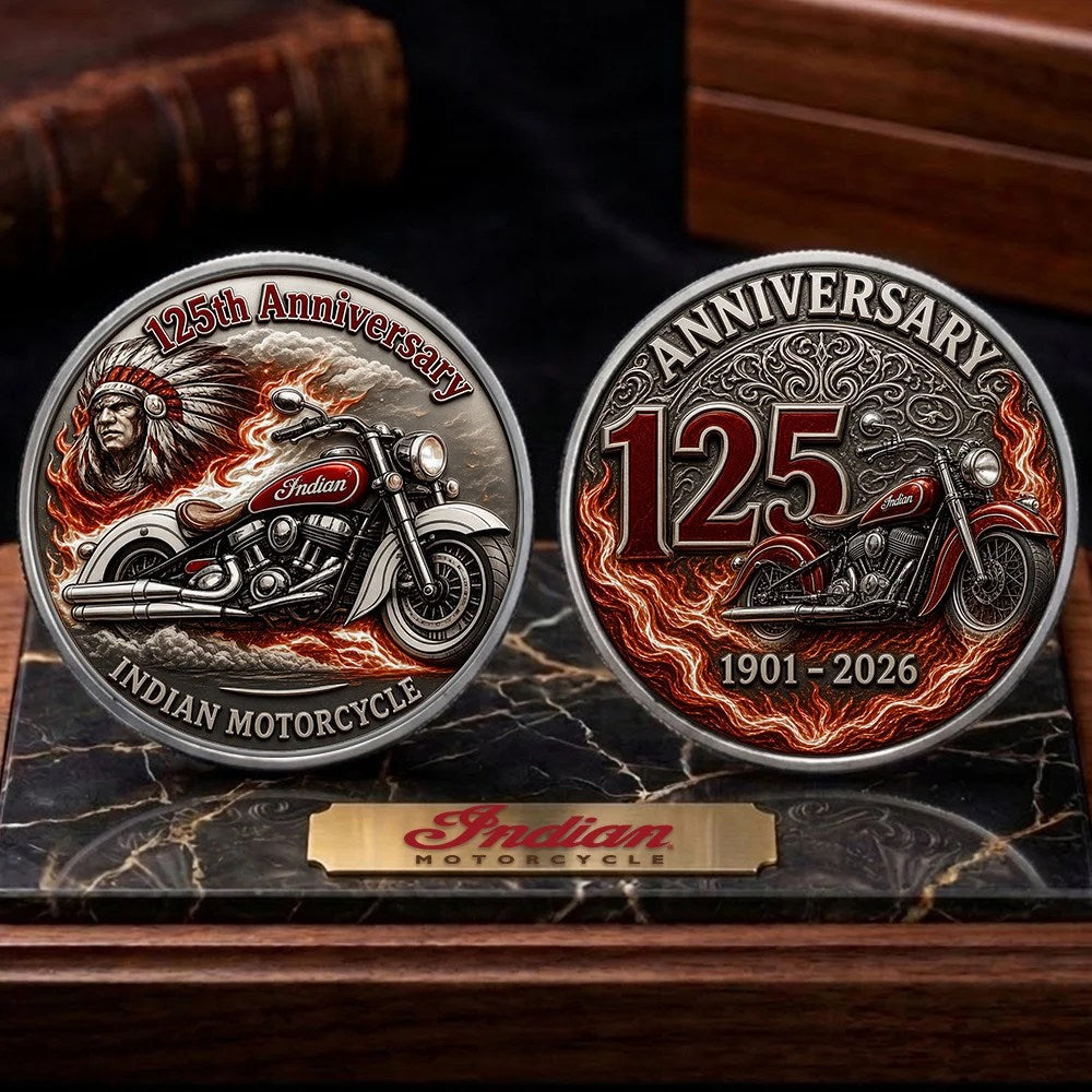 Indian Motorcycle 125th Anniversary Commemorative Coin – TMTHU8618