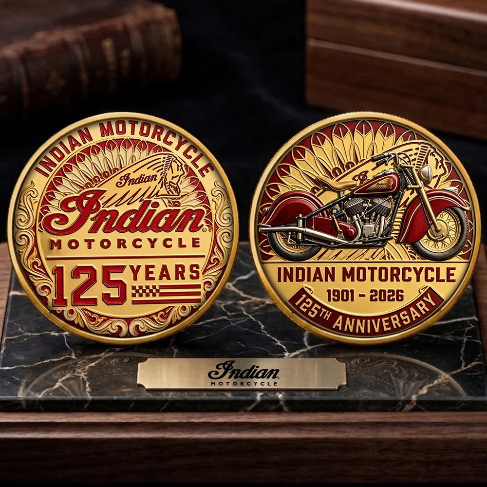 Indian Motorcycle 125th Anniversary Commemorative Coin – TMTHU8641