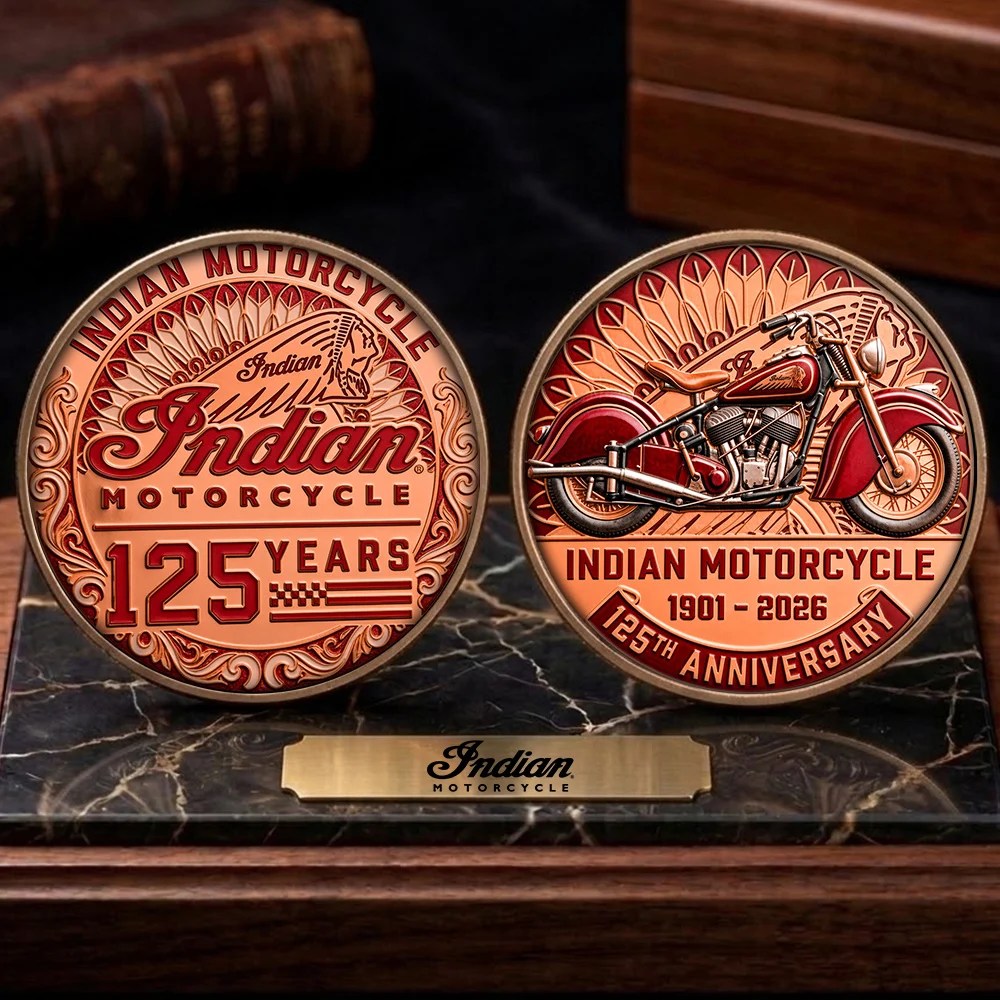 Indian Motorcycle 125th Anniversary Commemorative Coin – TMTHU8641