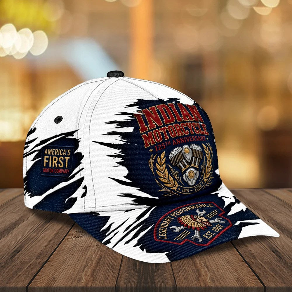 Indian Motorcycle 125th Anniversary Classic Cap – GNE8169
