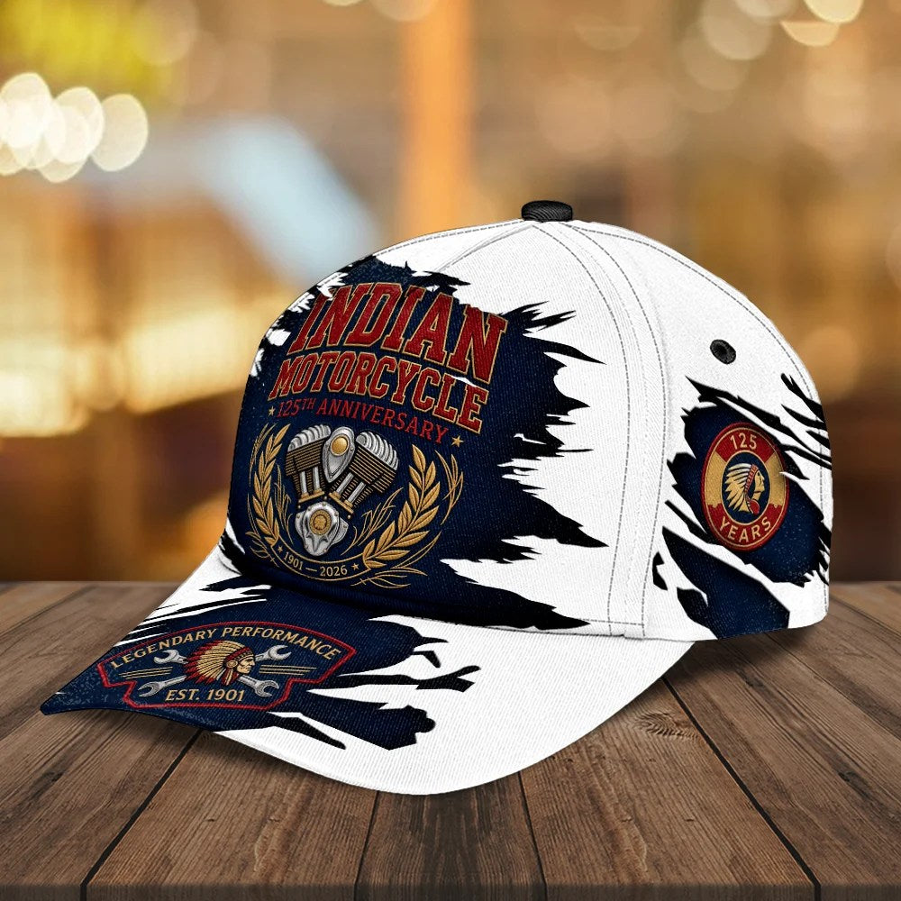 Indian Motorcycle 125th Anniversary Classic Cap – GNE8169