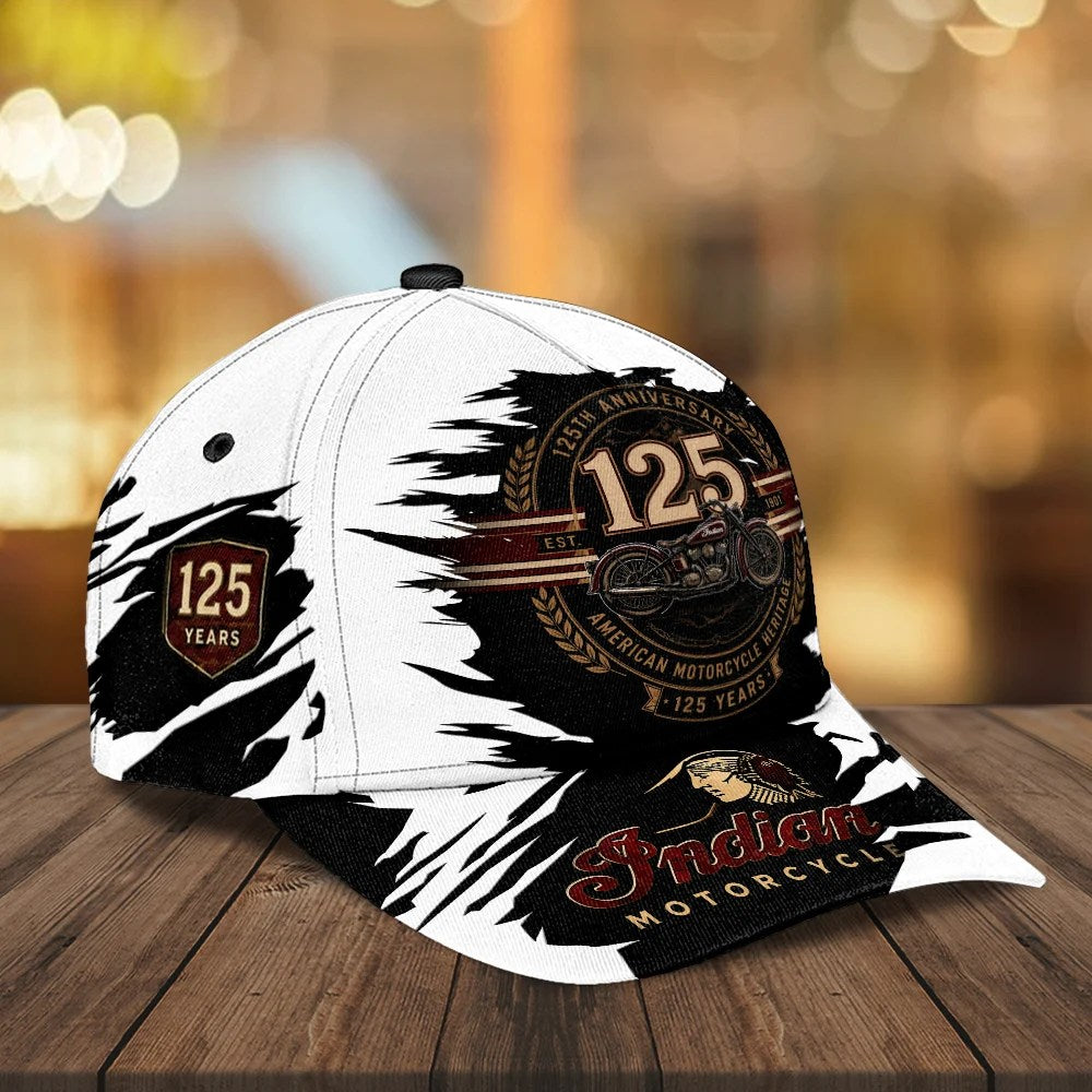 Indian Motorcycle 125th Anniversary Classic Cap – GNE8170