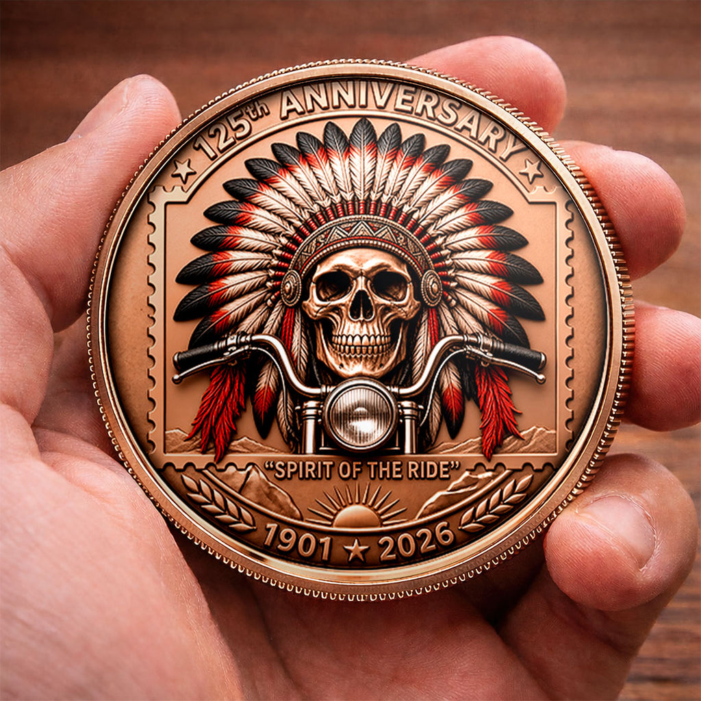 Indian Motorcycle 125th Anniversary Commemorative Coin – HOATT20246