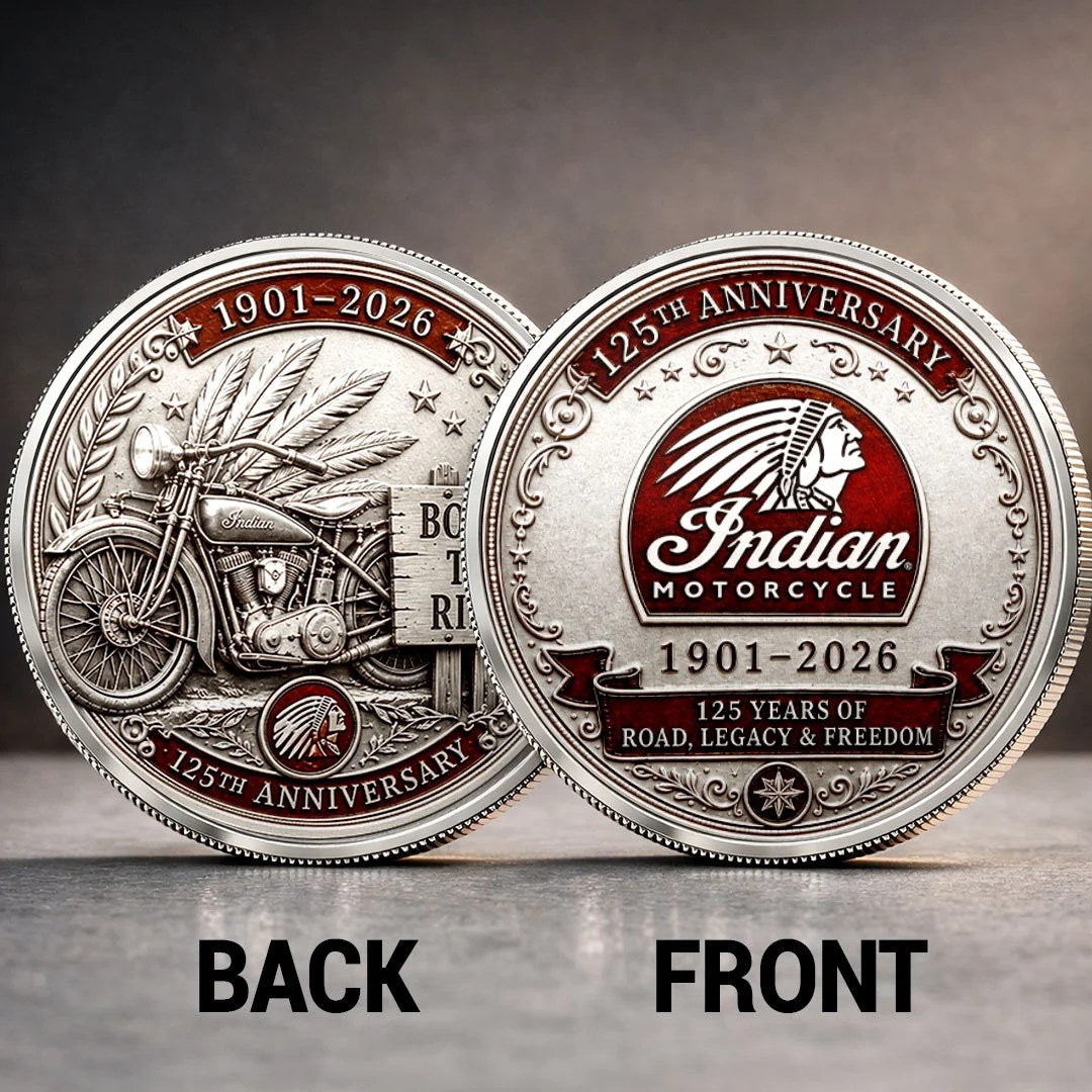 Indian Motorcycle 125th Anniversary Commemorative Coin – HOATT20329