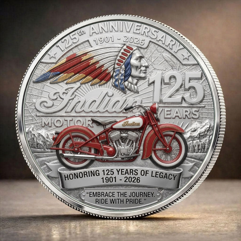 Indian Motorcycle 125th Anniversary Commemorative Coin – TANTN24770