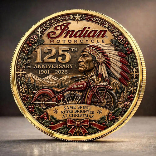 Indian Motorcycle 125th Anniversary Commemorative Coin – TANTN26364