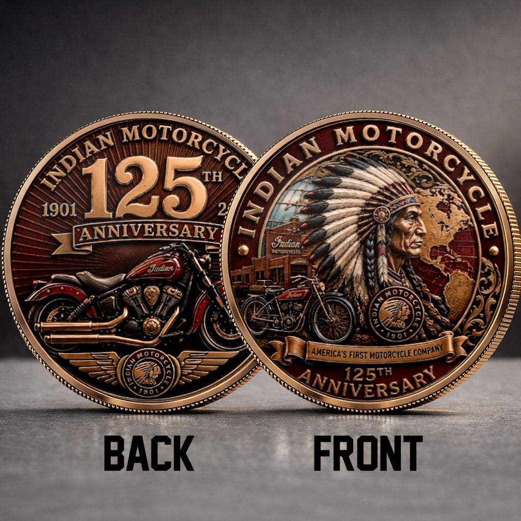 Indian Motorcycle 125th Anniversary Commemorative Coin – TMTHU8549