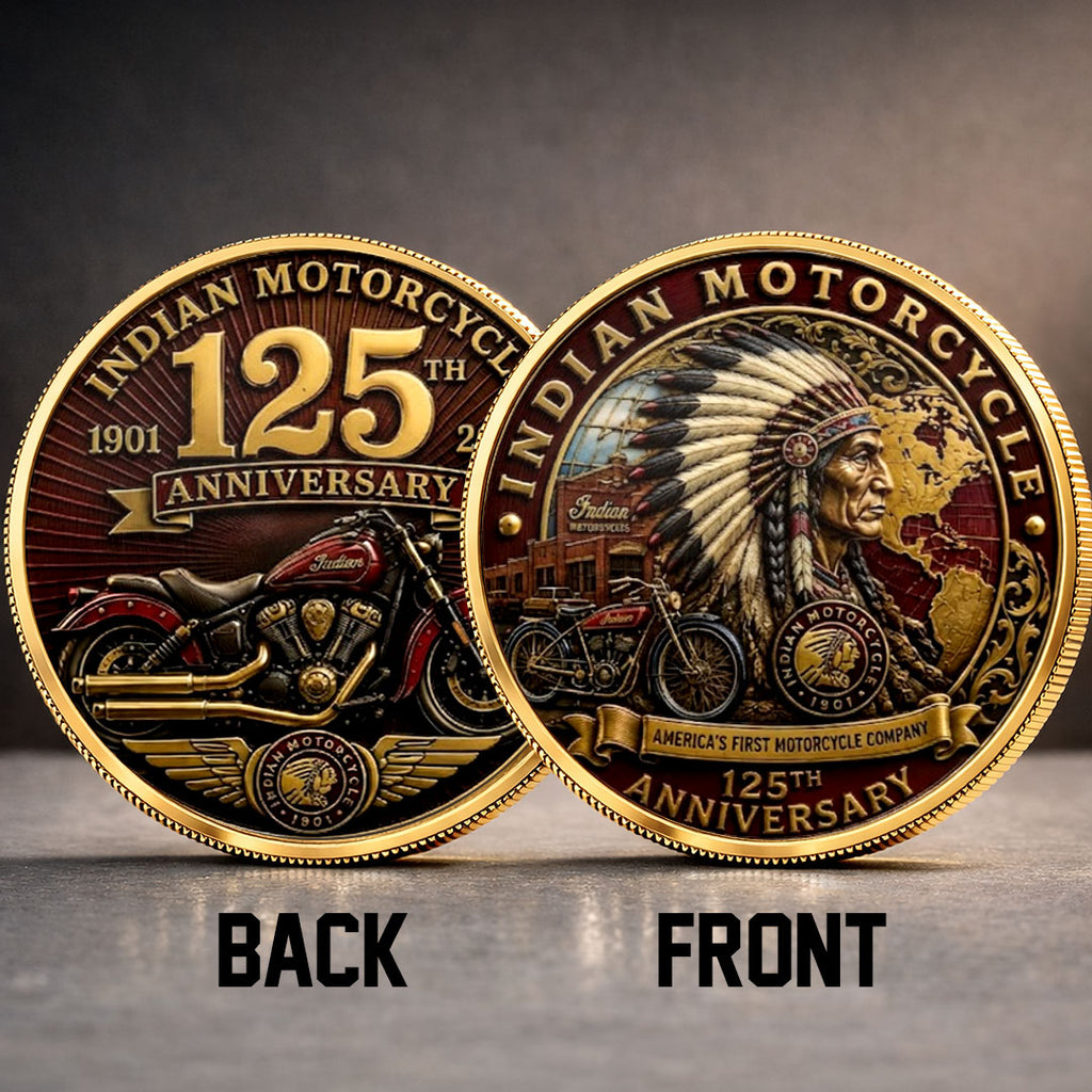 Indian Motorcycle 125th Anniversary Commemorative Coin – TMTHU8549
