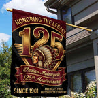 Indian Motorcycle 125th Anniversary Double-side Garden Flag – TMTHU8742