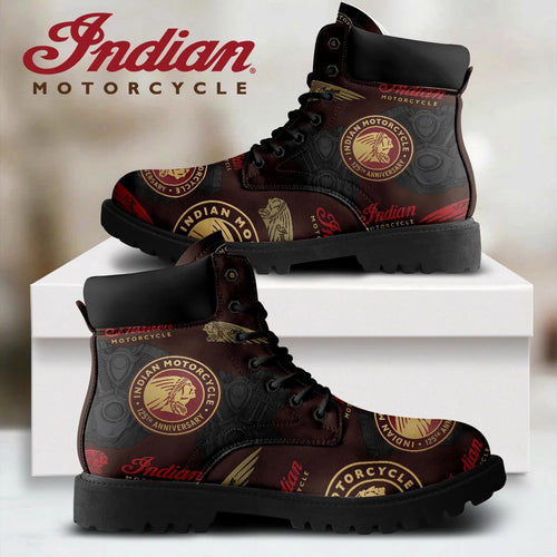 Indian Motorcycle 125th Anniversary All-Season Leather Boots – TMTHU10090