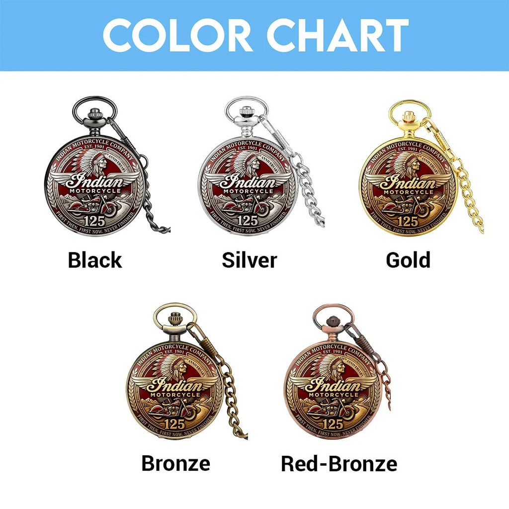 Indian Motorcycle 125th Anniversary Pocket Watch – HOATT26744