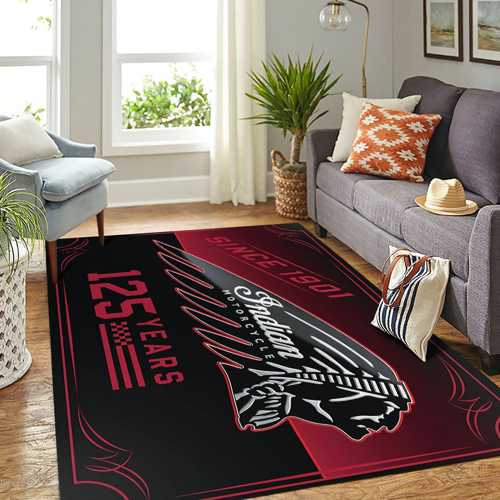 Indian Motorcycle 125th Anniversary Rectangular Rug – TMTHU8107