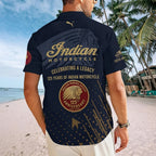 Indian Motorcycle 125th Anniversary Short Sleeve Button-Down Shirt – TMTHU8690