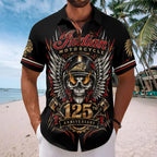 Indian Motorcycle 125th Anniversary Short Sleeve Button-Down Shirt – TMTHU9823