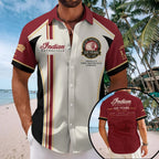 Indian Motorcycle 125th Anniversary Short Sleeve Button-Down Shirt – TMTHU9106