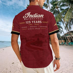 Indian Motorcycle 125th Anniversary Short Sleeve Button-Down Shirt – TMTHU9106