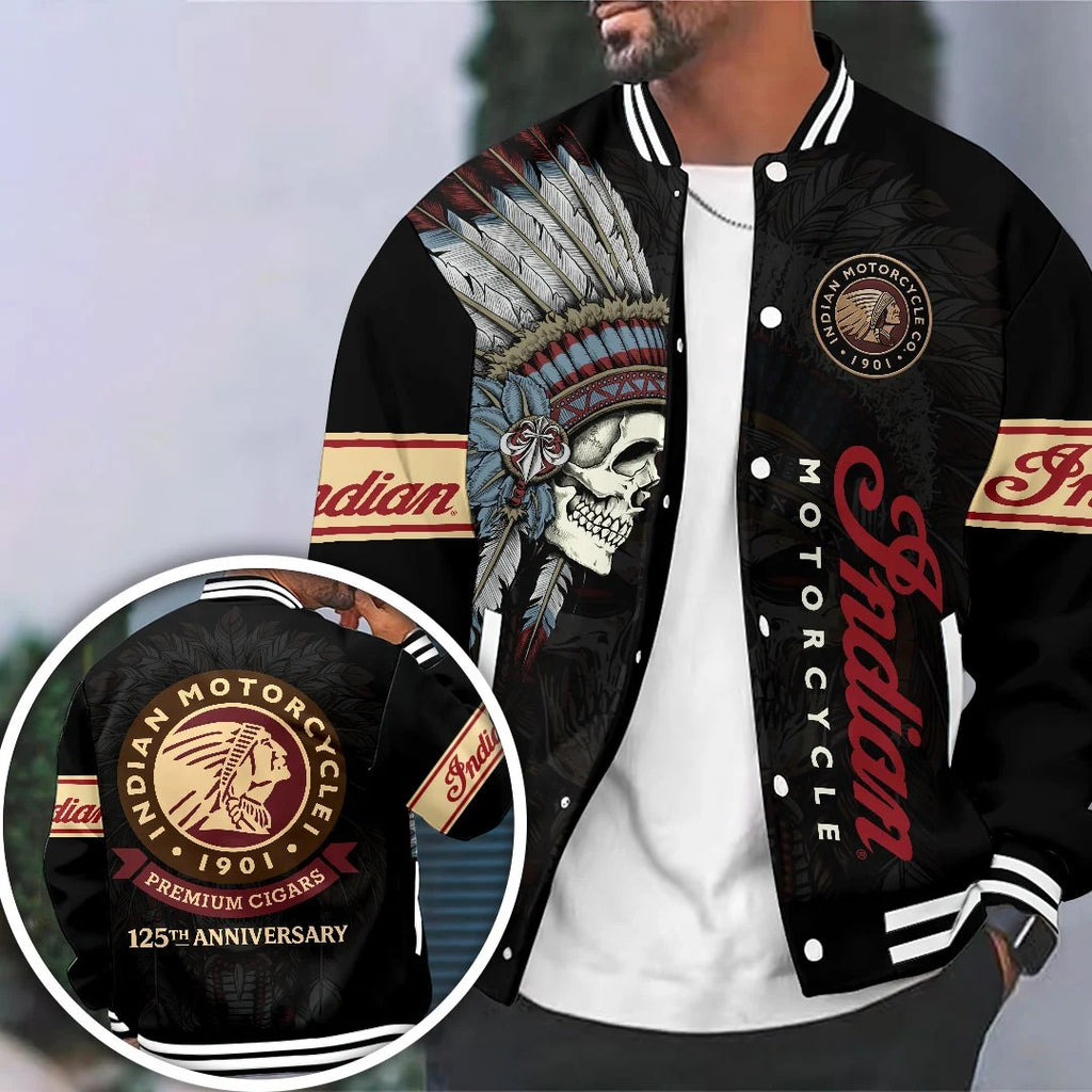 Indian Motorcycle 125th Anniversary Varsity Jacket – HOATT20358