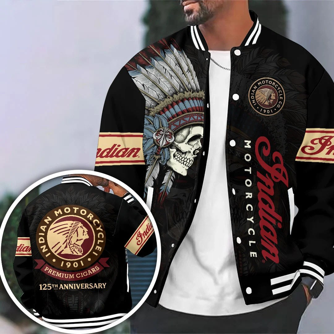Indian Motorcycle 125th Anniversary Varsity Jacket – HOATT20358