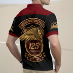 Indian Motorcycle 125th Anniversary Zip Polo Shirt – TMTHU8526