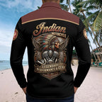 Indian Motorcycle 125th Anniversary Zip Polo Shirt – HOATT20426