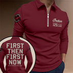 Indian Motorcycle 125th Anniversary Zip Polo Shirt – TANTN24831