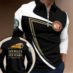 Indian Motorcycle 125th Anniversary Zip Polo Shirt – TANTN24970