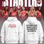 Indiana Fever Everyone Watches Womens Sports Hoodie