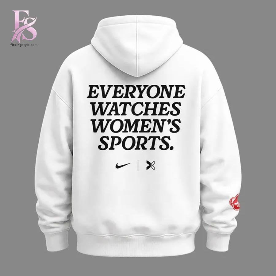 Indiana Fever Everyone Watches Womens Sports Hoodie
