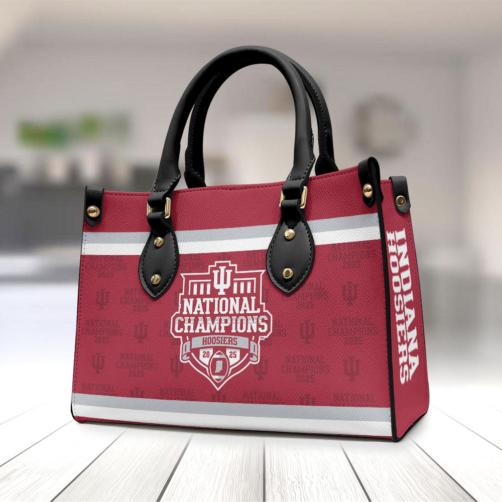 Indiana Hoosiers Football 2025 Leather HandBag – TMTHU3399
