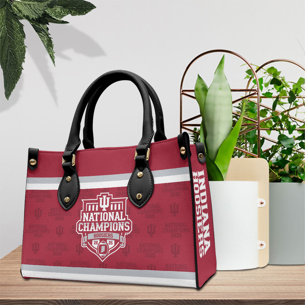 Indiana Hoosiers Football 2025 Leather HandBag – TMTHU3399
