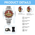 Indiana Hoosers Football 2025 National Champions Alloy Luxury Quartz Watch – MAITM14560