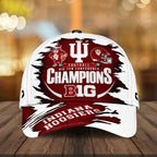 Indiana Hoosiers Football 2025 Big Ten Champions Classic Cap – MAITM14073