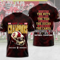 Indiana Hoosiers Football 2025 National Champions 3D Apparel – MAITM14514