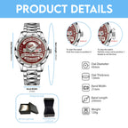 Indiana Hoosiers Football 2025 National Champions Alloy Luxury Quartz Watch – MAITM14544