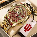 Indiana Hoosers Football 2025 National Champions Alloy Luxury Quartz Watch – MAITM14548