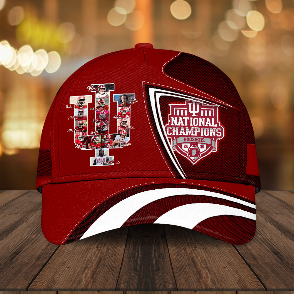 Indiana Hoosiers Football 2025 National Champions Classic Cap – HOATT15801